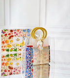 ANNAM WOMAN - giỏ quai sơn mài ánh vàng