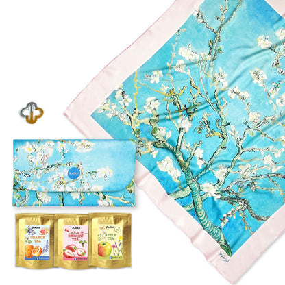 set 3: KHĂN LỤA PHA • VÍ TRÀ • KHOEN SƠN MÀI