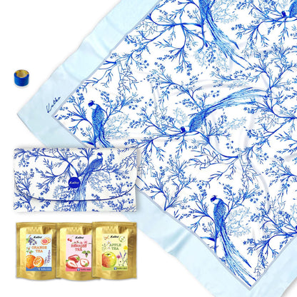 set 3: KHĂN LỤA PHA • VÍ TRÀ • KHOEN SƠN MÀI