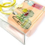 ANNAM WOMAN - giỏ quai sơn mài ánh vàng