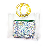 ISTANBUL ĐỎ - Giỏ quai sơn mài ánh vàng