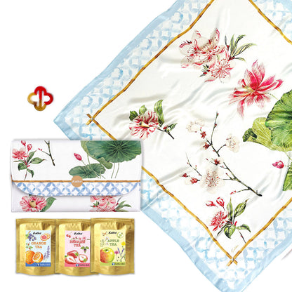 set 3: KHĂN LỤA PHA • VÍ TRÀ • KHOEN SƠN MÀI