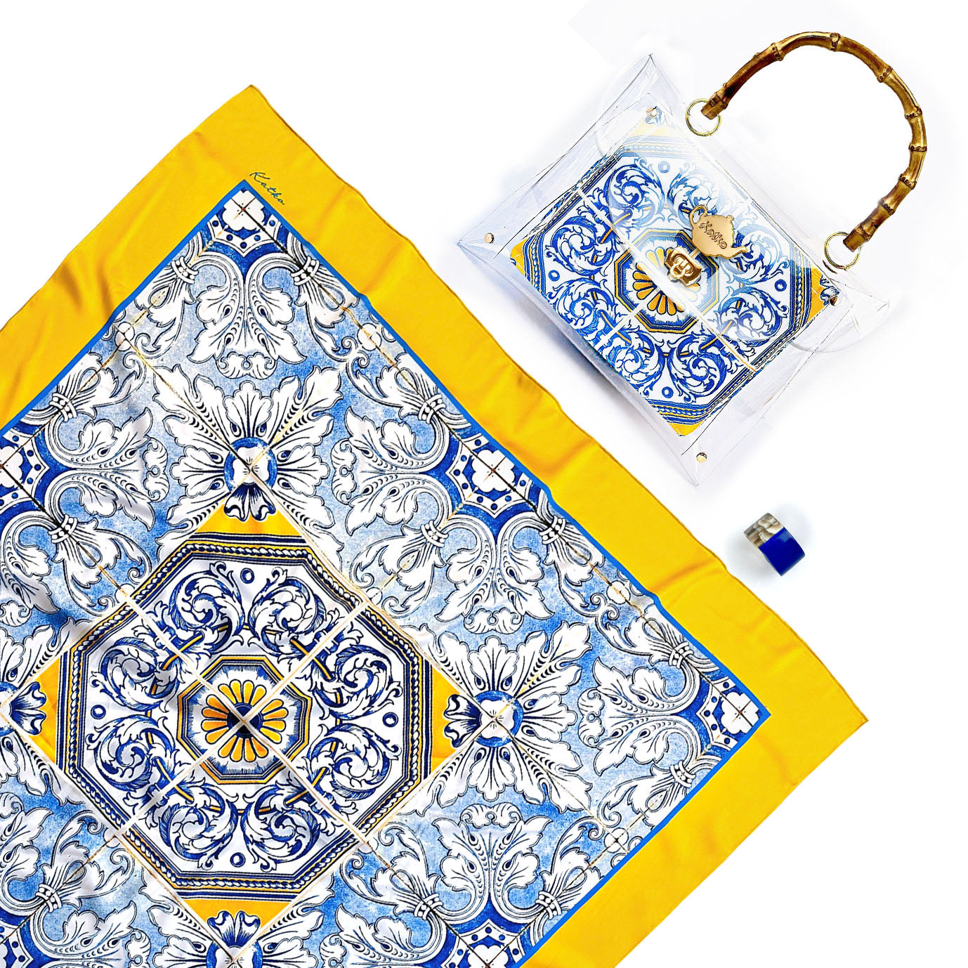 set 3: KHĂN • TÚI • KHOEN SƠN MÀI