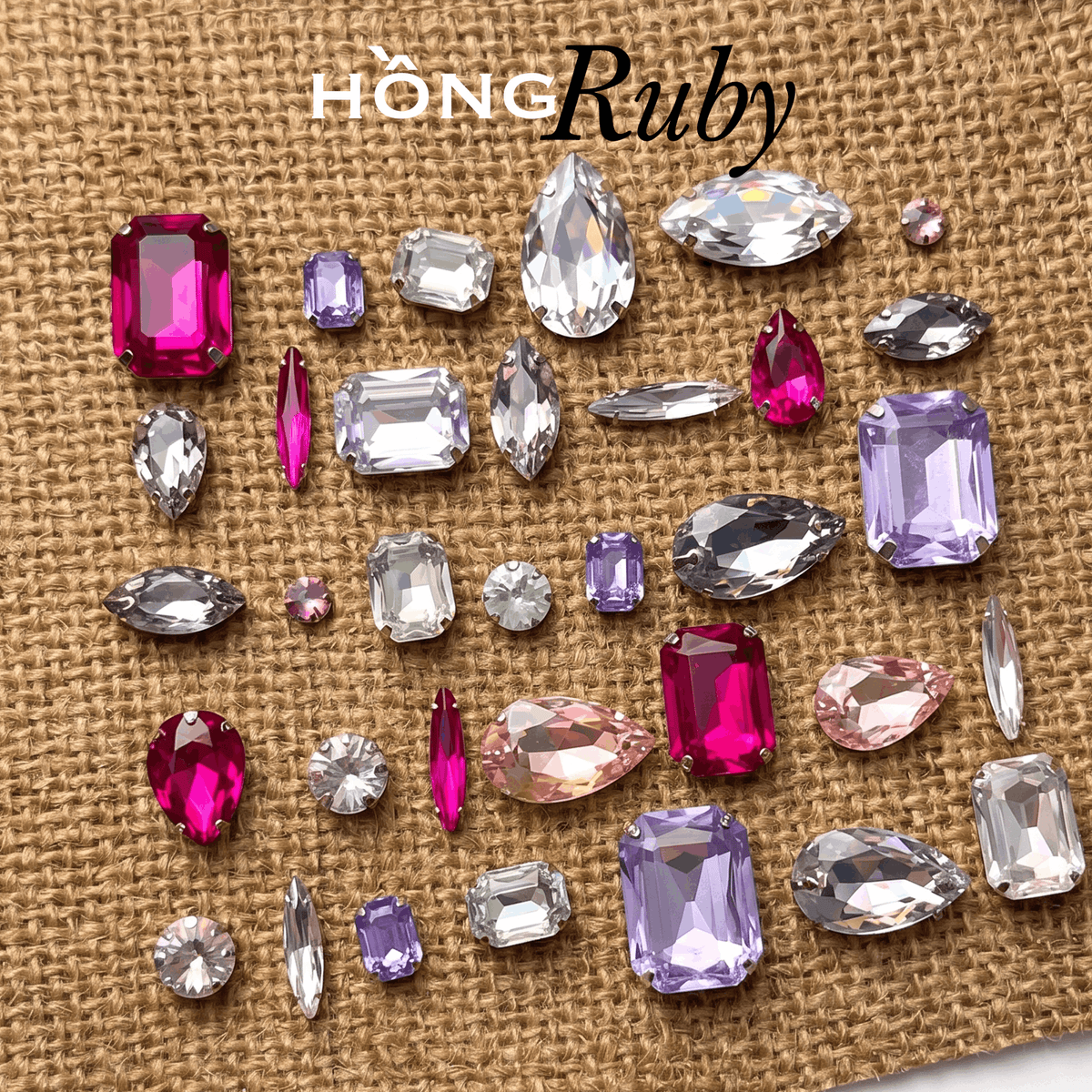 RUBY - crystal tote