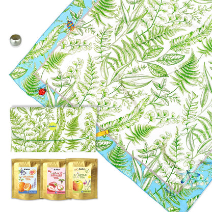 set 3: KHĂN LỤA PHA • VÍ TRÀ • KHOEN SƠN MÀI