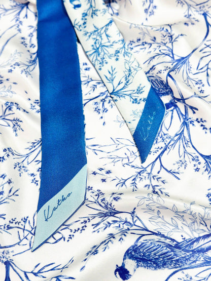 BLUE PASTEL - twilly