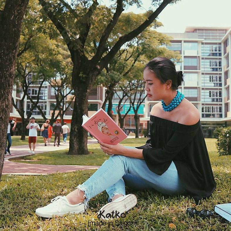 VÀNG MUSTARD - chuỗi lụa tơ tằm - Katkosaigon 