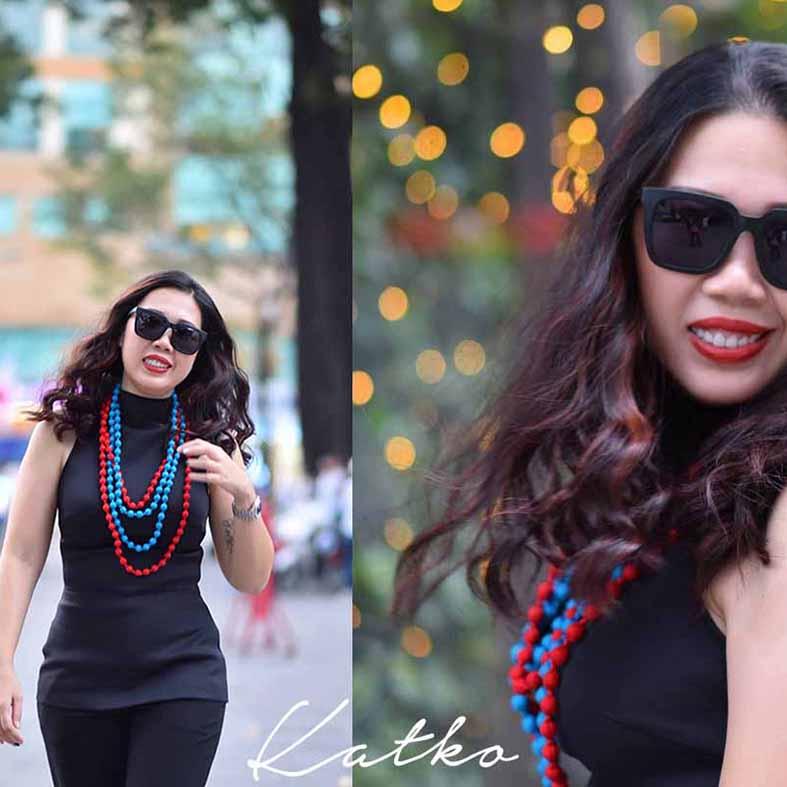 HỒNG NHU MÌ - chuỗi lụa tơ tằm - Katkosaigon 