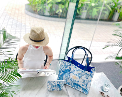 BLUE PASTEL - tote chống thấm - Katkosaigon 