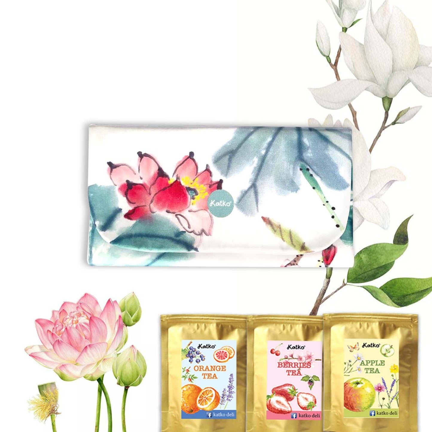 CELADON LOTUS- Ví Trà - Katkosaigon 